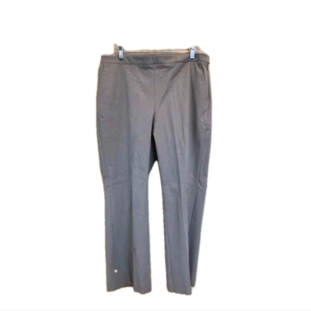 Eileen Fisher Organic Cotton Stretch Twill Cropped Pants Size 14